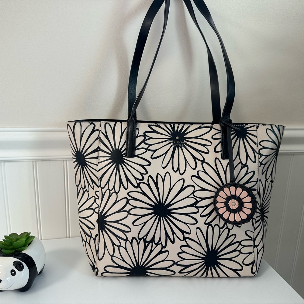 Kate Spade Rosa Daisy Leather Tote Bag